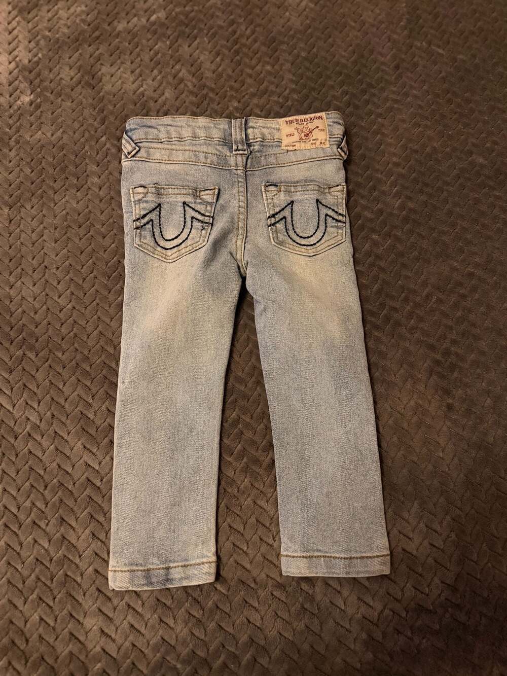 True Religion Toddler Boys Jeans Size 2T Light Wash